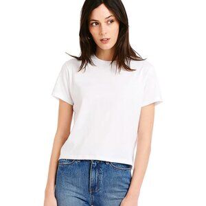 Mott & Bow Cotton Boxy Crew Tee (Boxy Semi-Crop Noble)